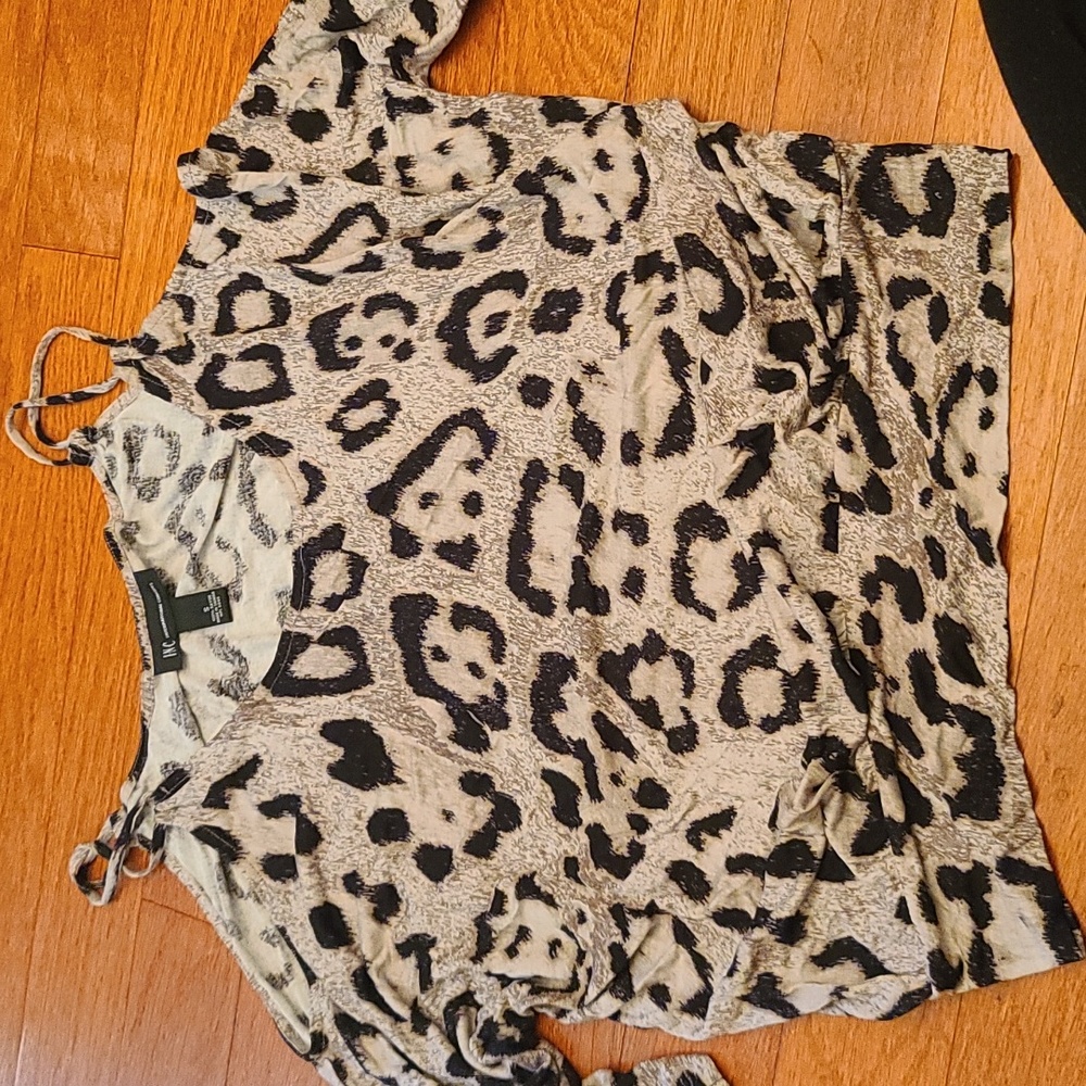 Ladies Size Small INC Cold Shoulder Top